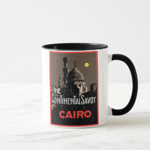 Caneca Savoy Continencial, Poster de viagens do Cairo