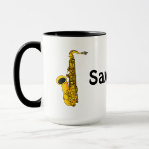 Caneca saxofone