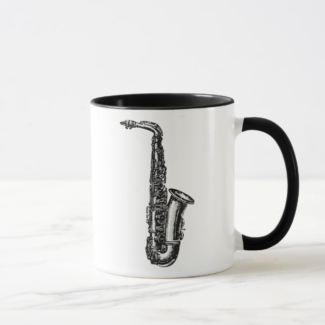 Caneca Saxofone do alto (Direita)