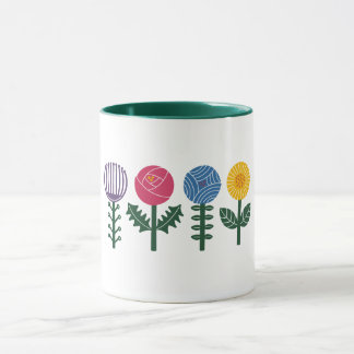 Caneca Scandi maxi mug floral