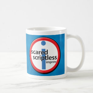 Caneca Scared de Scriptless - seu nome aqui!