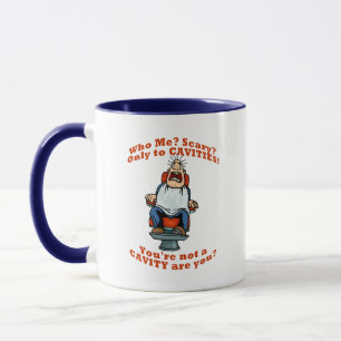 Caneca Scared do dentista