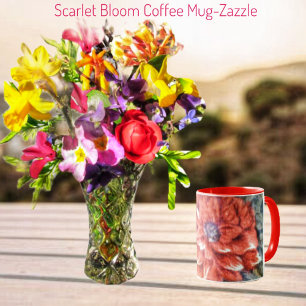 Caneca Scarlet Bloom