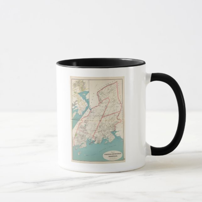 Caneca Scarsdale, Nova Rochelle, cidades de Mamaroneck (Direita)