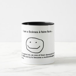 Caneca Scènes à faire face
