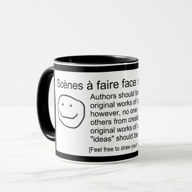 Caneca "Scènes à faire face" disse... Os autores devem se (Frente Esquerda)