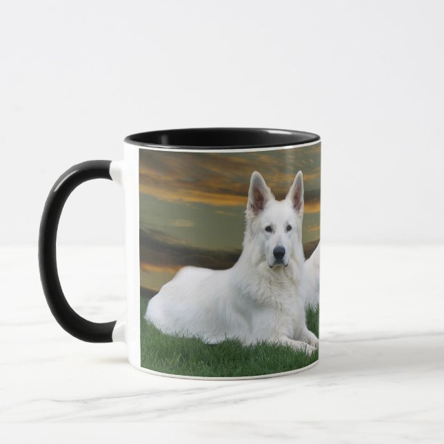 Caneca Schäferhunde Black & White Tasse (Esquerda)