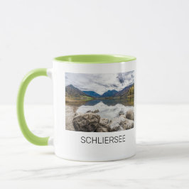 Caneca Schliersee Bavaria Lake Alemanha Panorama Souvenir