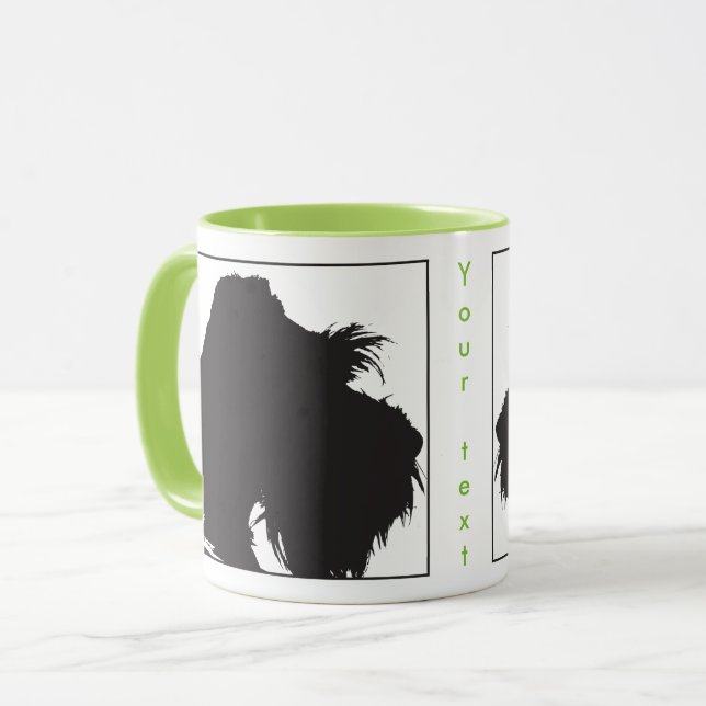 Caneca Schnauzer (Frente Esquerda)