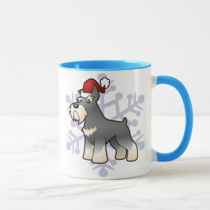 Caneca Schnauzer do Natal