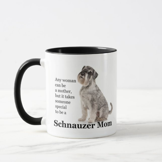 Caneca Schnauzer Mãe Mug (Esquerda)