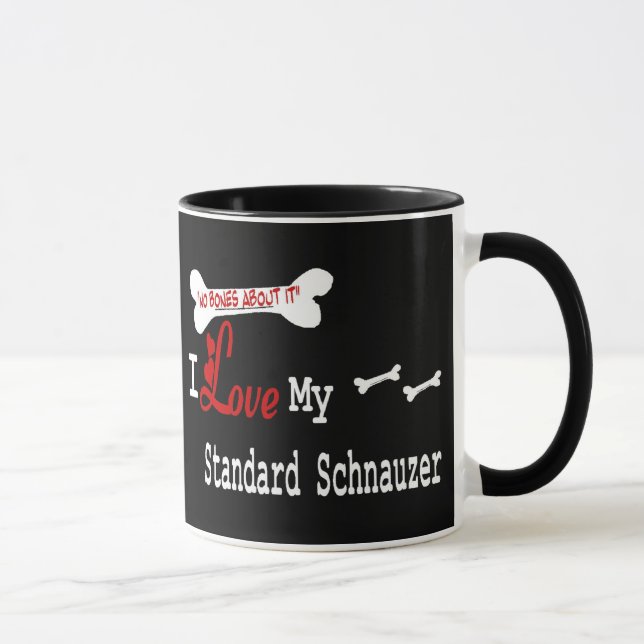 Caneca Schnauzer Standard (I Love) (Direita)