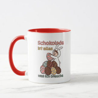 Caneca Schokolade ist alles, was ich brauche 