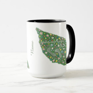 Caneca Schritt für Schritt zum Glück Tasse Becher