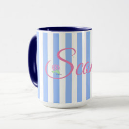Caneca Sconset Blue Stripe Mug