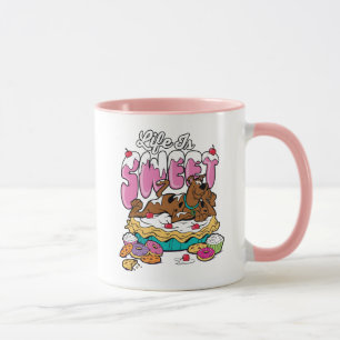 Caneca Scooby-Doo "A Vida É Doce"