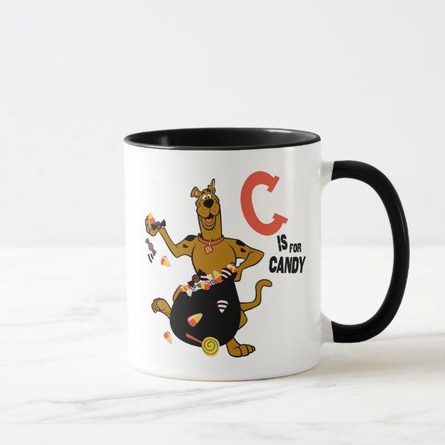 Caneca Scooby-Doo | C é destinado ao doce (Direita)
