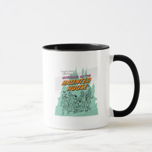 Caneca Scooby-Doo e o grupo "casa assombrada "