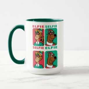 Caneca Scooby-Doo e Shaggy "Elfie Selfie"