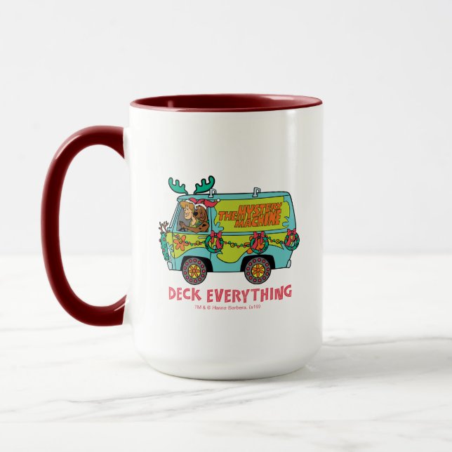 Caneca Scooby-Doo E Shaggy Na Máquina De Mistério Holiday (Esquerda)