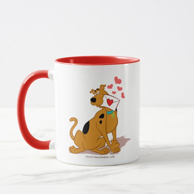 Caneca Scooby-Doo - Envelope do Namorados de retenção (Esquerda)