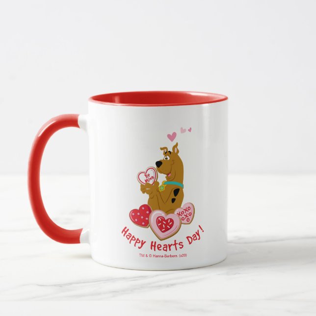 Caneca Scooby-Doo - Feliz Dia do Coração (Esquerda)