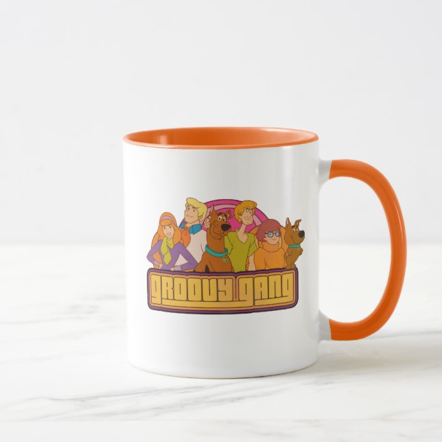 Caneca Scooby-Doo | "Groovy Gang" - Gráfico de desenho an (Direita)