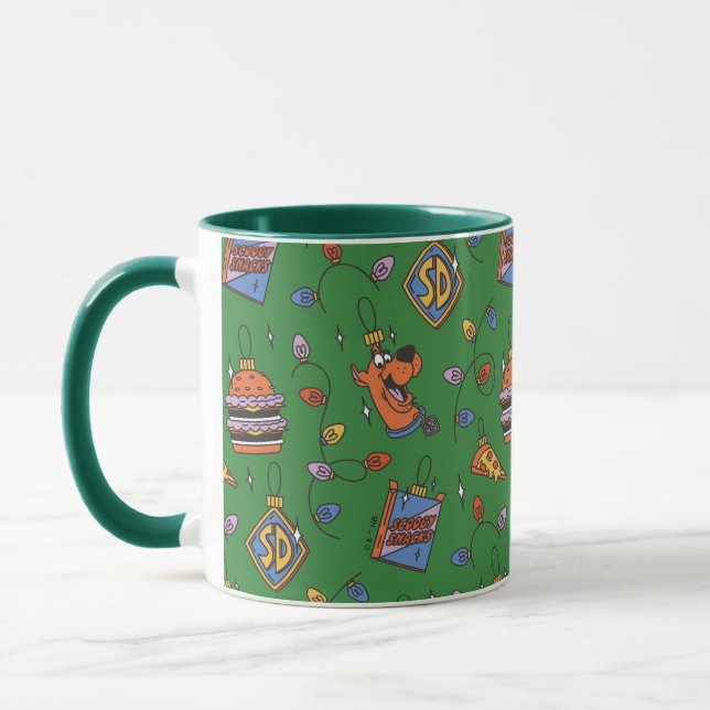 Caneca Scooby-Doo Holiday Snack Lights Pattern (Esquerda)