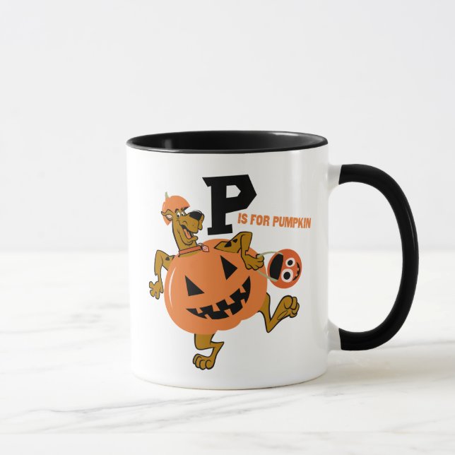 Caneca Scooby-Doo | P é para a abóbora (Direita)