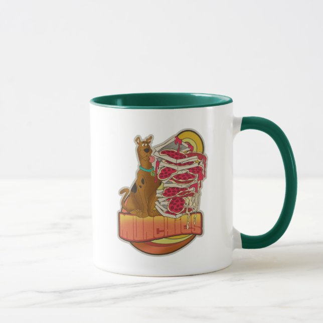 Caneca Scooby-Doo | Pilha de pizza "Munchies" (Direita)