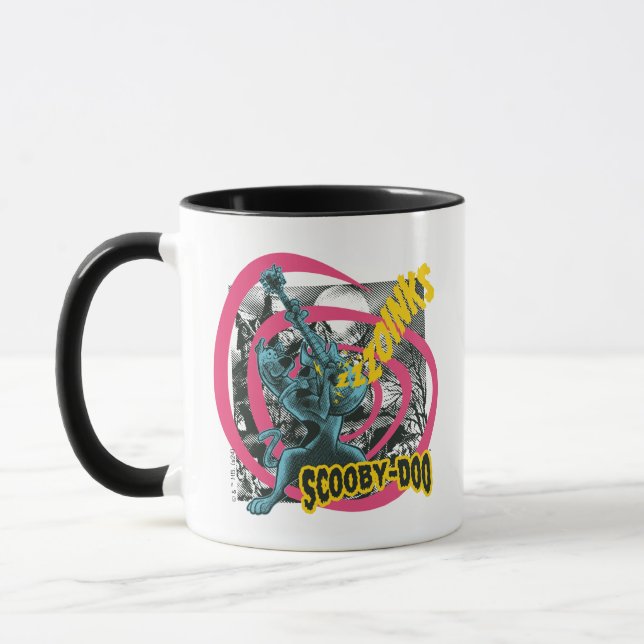 Caneca Scooby-Doo Zoinks Punk Guitar Graphic (Esquerda)