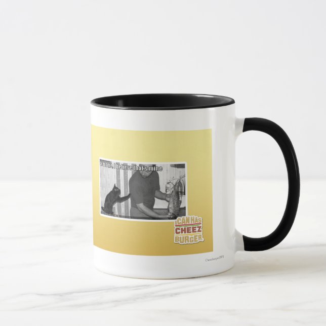 Caneca Scooz mim, eu acredito que é meu (Direita)