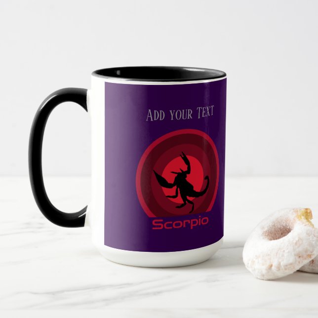 Caneca Scorpio Customizable Mug (Com Donut)