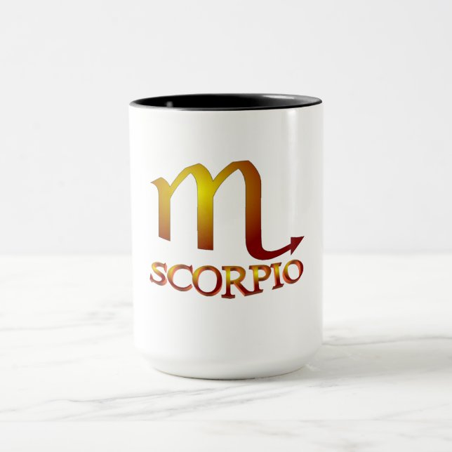 Caneca Scorpio Star Dourada (Centro)