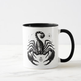 Caneca Scorpio Zodiac Scorpion Astrology Gift