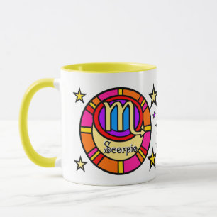 Caneca Scorpio Zodiac - Símbolo Mug