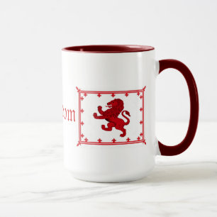 Caneca Scotland Rampant lion, Freedom para sempre