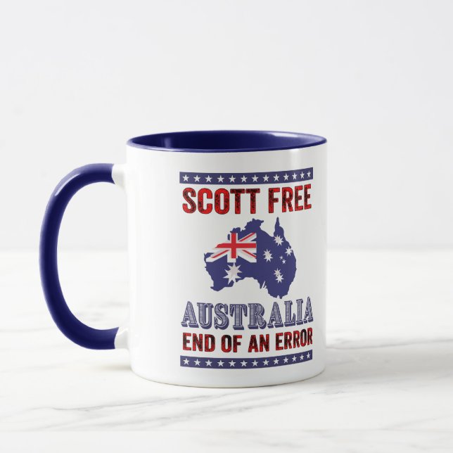 Caneca Scott Free Austrália Fim de um Erro (Esquerda)