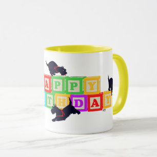 Caneca Scottie Birthday Blocks