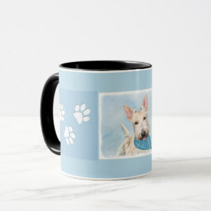 Caneca Scottish Terrier Wheaten Dog Painting