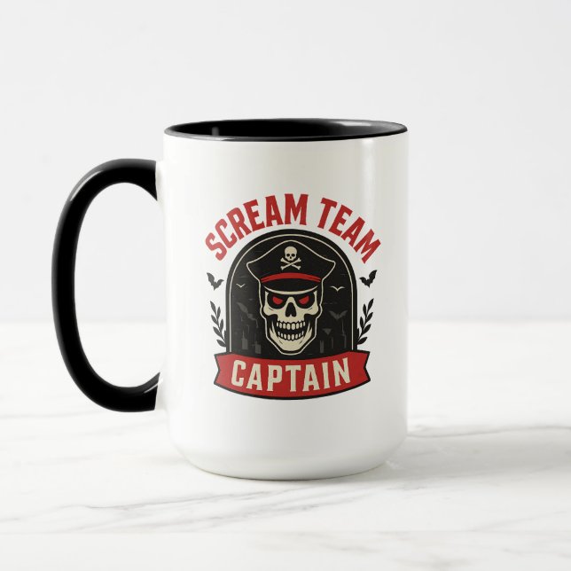 Caneca Scream Team Captain | Halloween  (Esquerda)