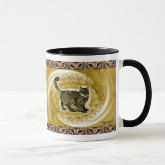Caneca Scribbles somalianos do gato de ICU