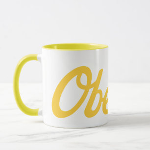 Caneca Script Oberlin Mug