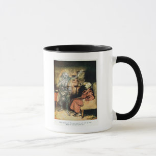 Caneca Scrooge e o fantasma de Marley