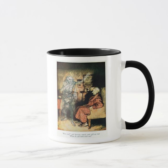 Caneca Scrooge e o fantasma de Marley (Direita)