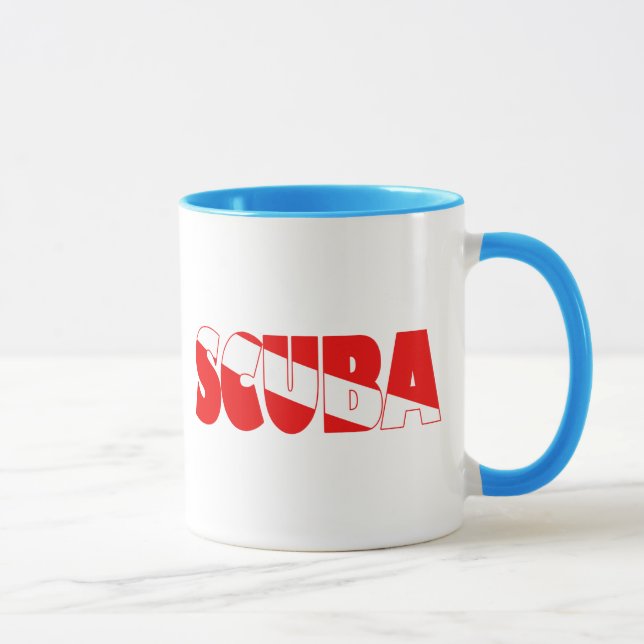 Caneca Scuba (Inglês) (Direita)