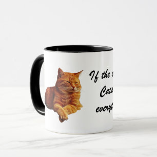 Caneca Se a Terra fosse plana...