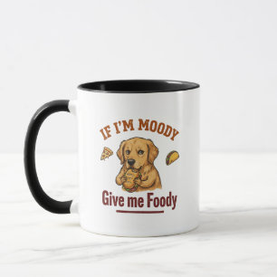 Caneca Se Estou Mal-Humorado, Me Dê Comida