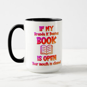 Caneca Se Meu Livro Da Brenda K Davies Está Aberto