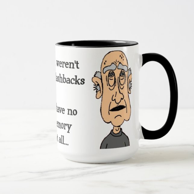 Caneca se não fosse pelos flashbacks... (Direita)